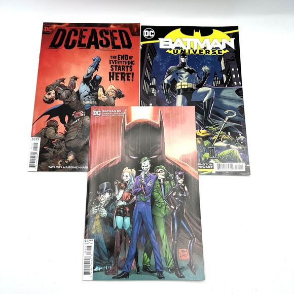 Lot of 3 DC Comics Batman #89, DCEASED, Batman Universe- NEW - Picture 1 of 5